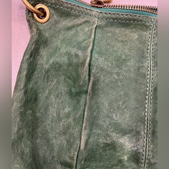 Fossil Maddox Green Leather Shoulder /Crossbody Bag - Picture 2 of 7